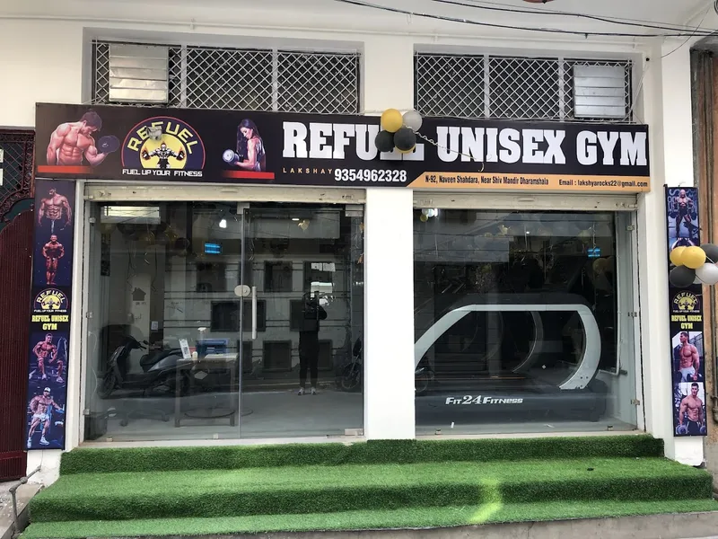 Refuel unisex gym : fuel up your fitness.