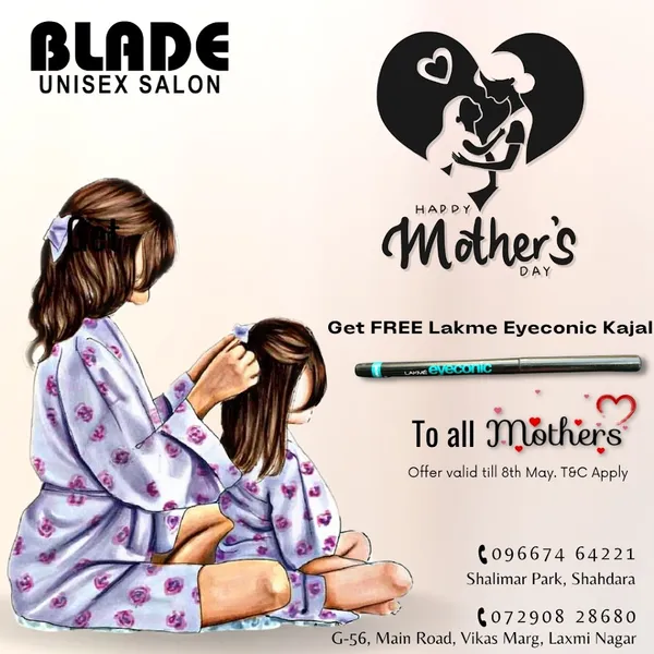 Blade Men's Salon, Shahdara