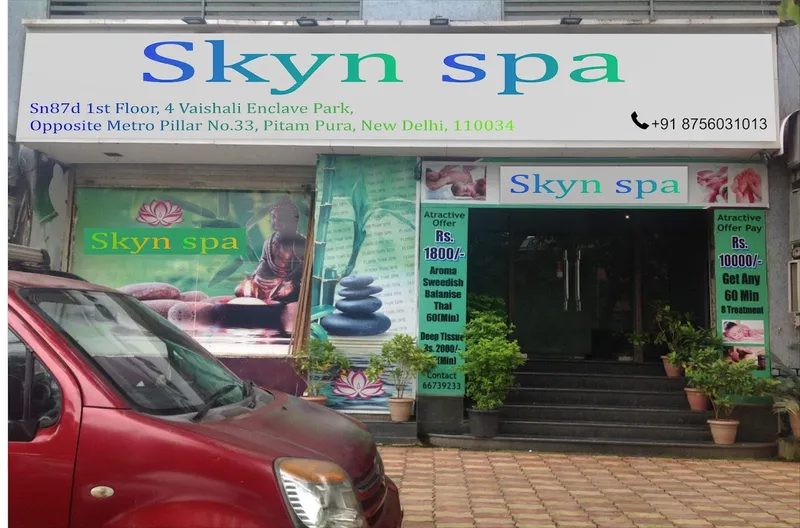 Skyn Spa Massage Spa in Pitampura Massage Center in Delhi