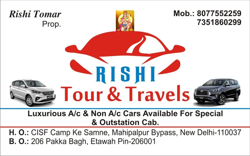 Rishi Travels Mahipalpur Delhi