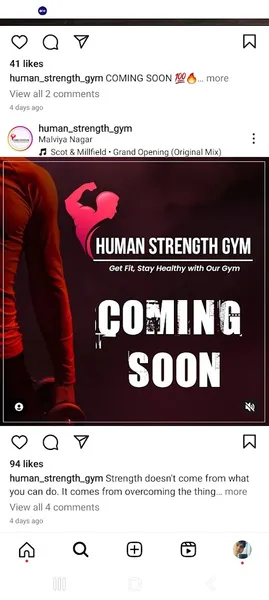 Human strength Gym - Best gym in malviya nagar