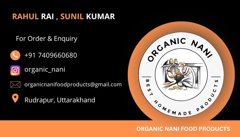 Organic nani food products