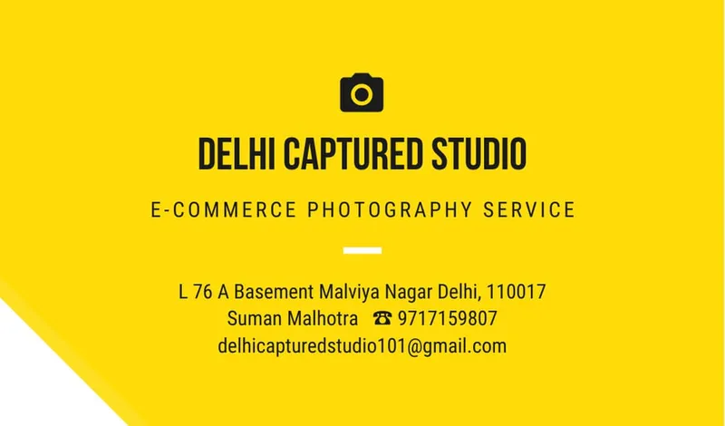 Delhi Captured Studio ( Best E-commerce Photoshoot )