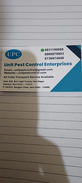 Unit Pest Control - pest control, termite control services Delhi