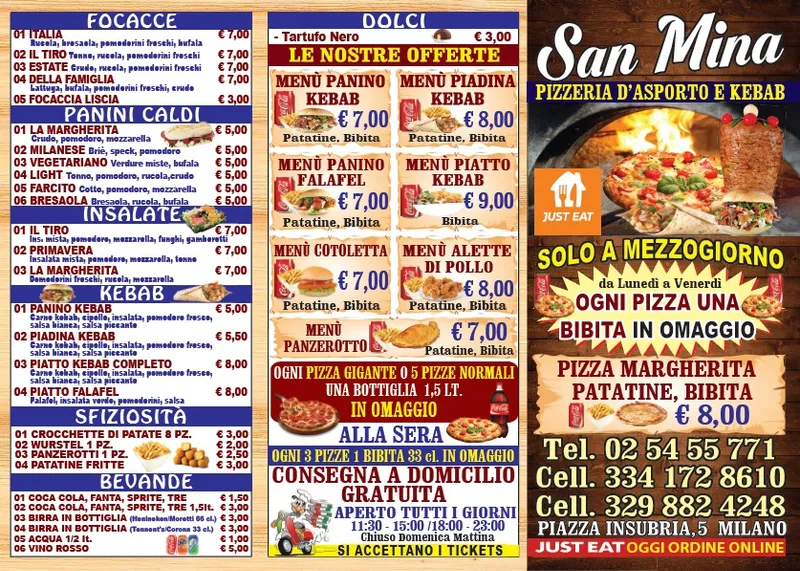 Pizzeria Kebab San Mina