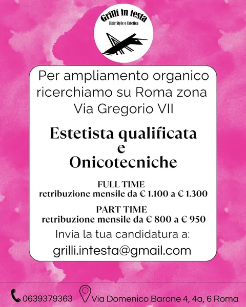 Parrucchiere ed estetica Grilli In Testa Roma