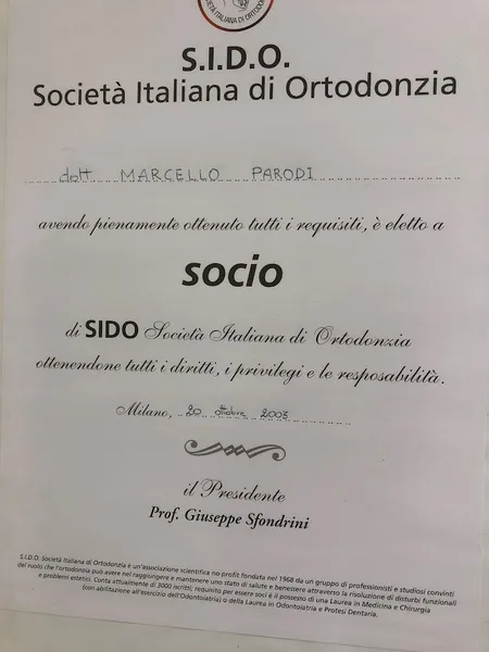 Prof. Dott. Marcello Parodi Studio Ortodontico