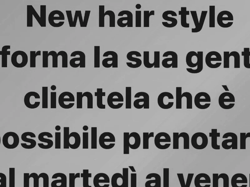 New Hair Style di Trovato Orazio Luca