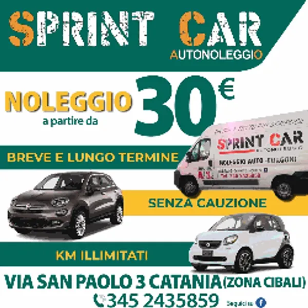 Sprint Car Noleggio Auto e Furgoni Senza Carta di Credito