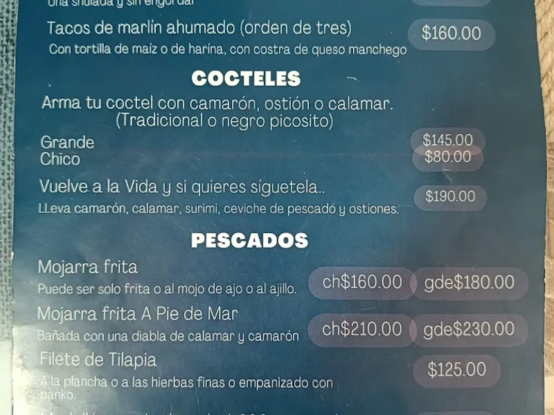 Marisquería A Pie de Mar