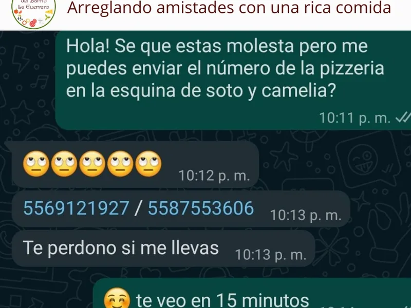 Pizzeria Del Barrio La Guerrero