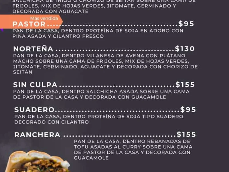 LunchV comida vegana