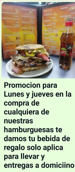 Hamburguesas al carbón Paco