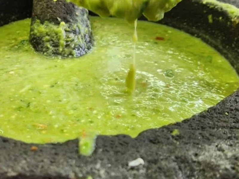 Tacos de Carnitas "Taqueria los Azules".