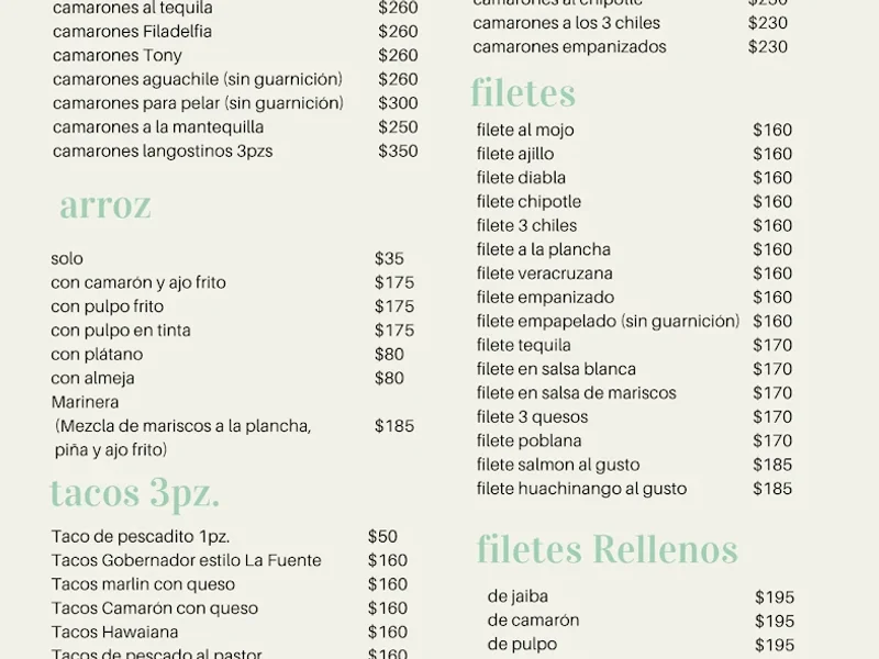Mariscos La Fuente de la Juventud