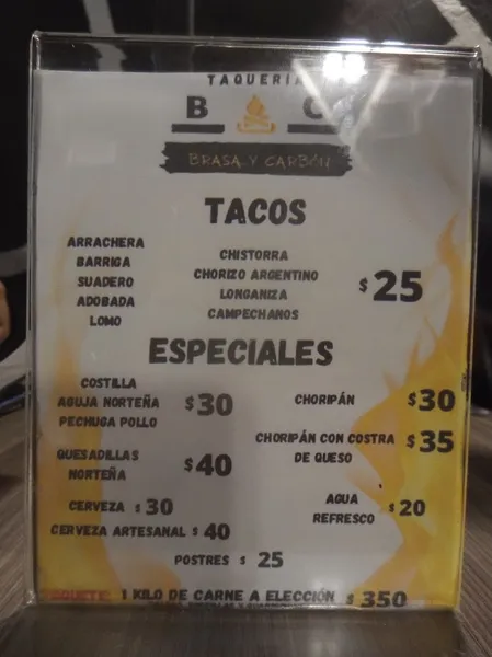 Taqueria Brasa y Carbón Centro