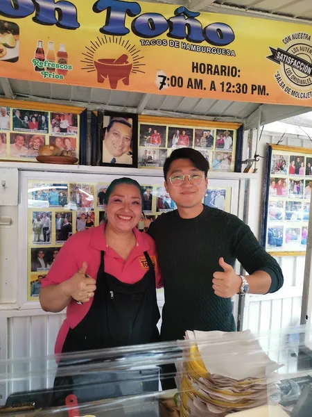 Tacos de Hamburguesa "DON TOÑO"