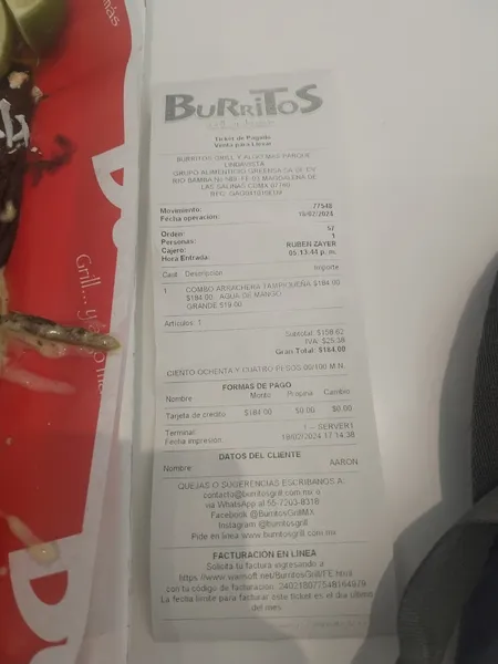 Burritos Grill y algo mas