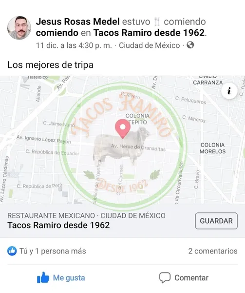 Tacos Ramiro, desde 1962