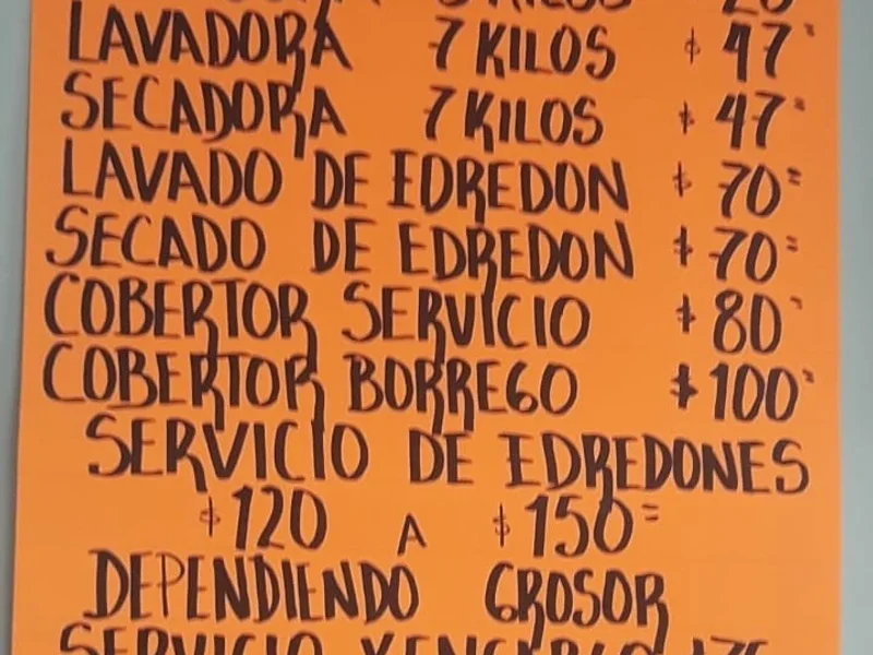 Lavanderia de Autoservicio "Joyce"