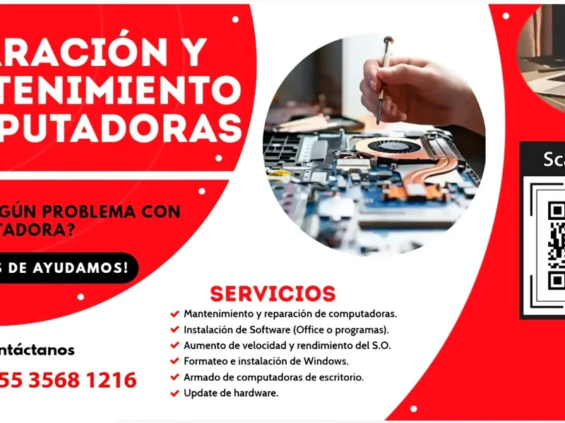 Reparación y Mantenimiento de Computadoras
