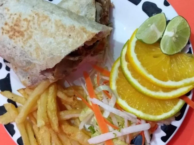 Hamburguesas y burritos "nanys"