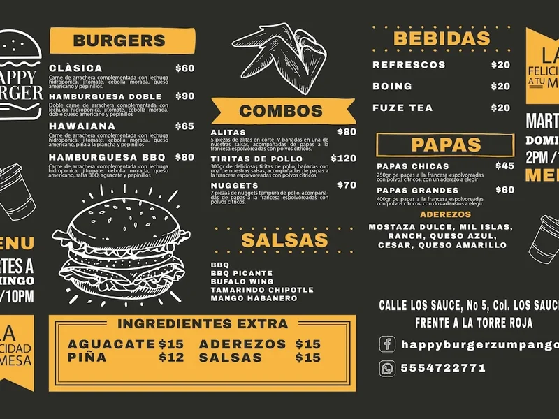 Happy burger zumpango