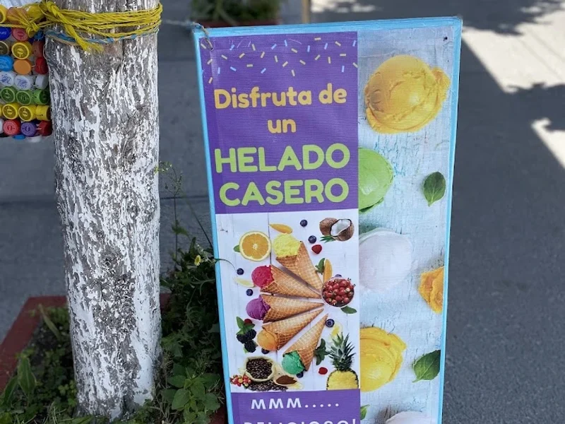 Helado casero y paleta artesanal