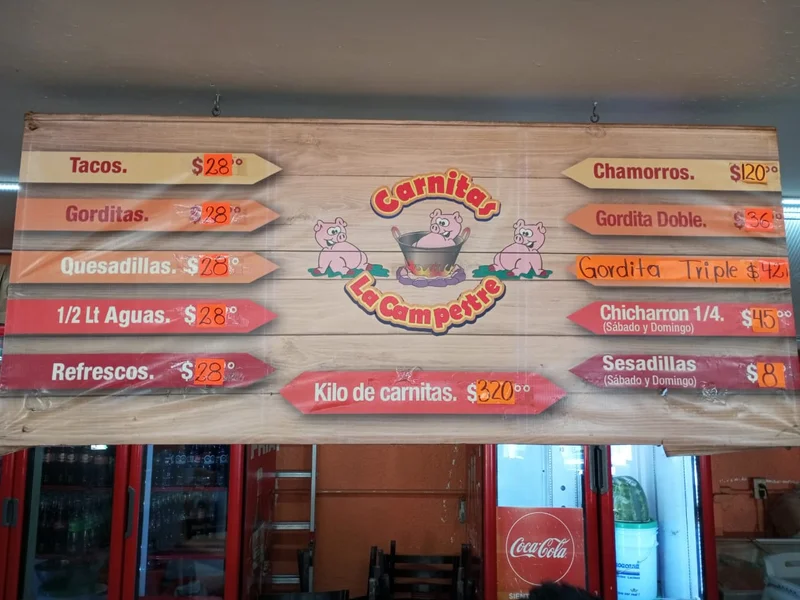 Carnitas La Campestre ojo de agua