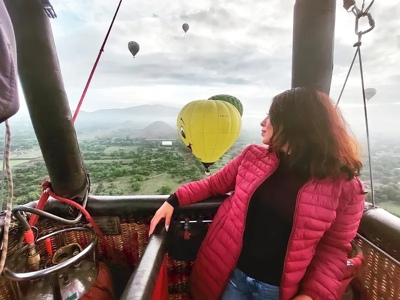 Volando En Globo Teotihuacan