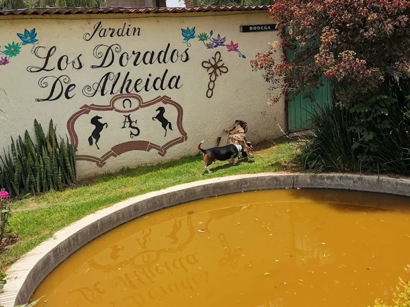 Jardín Los dorados de Alheida