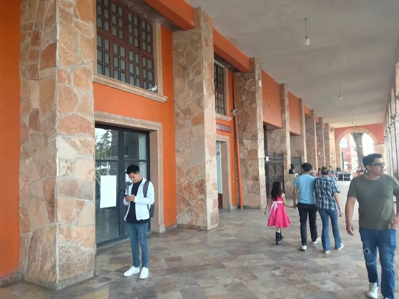 Parque y kiosco del Centro de Teotihuacán