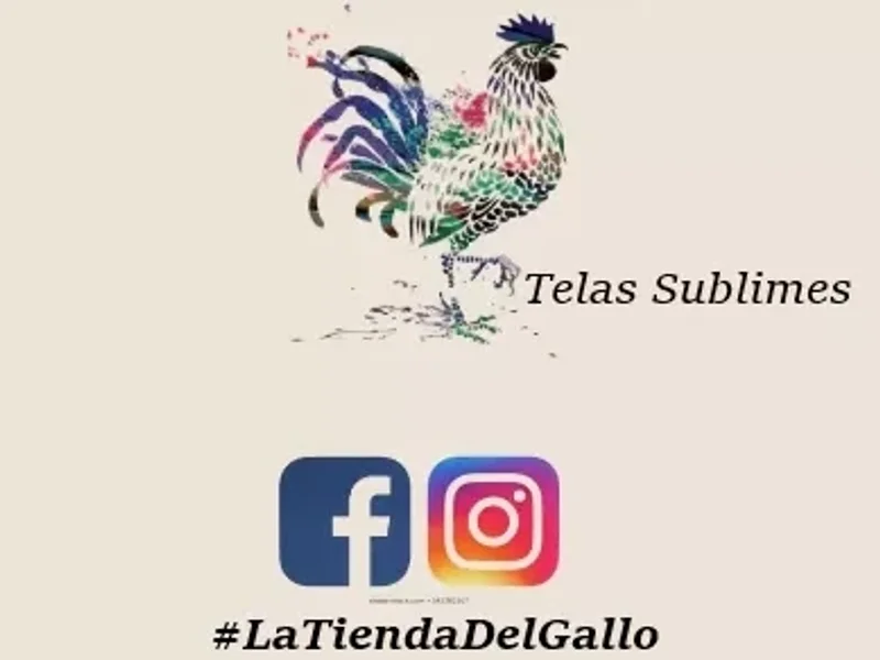 Telas Sublimes - La Tienda del Gallo
