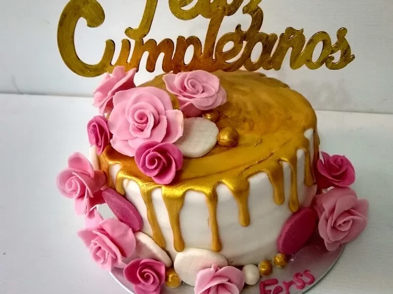 La Crema y Nata pasteles de fondant