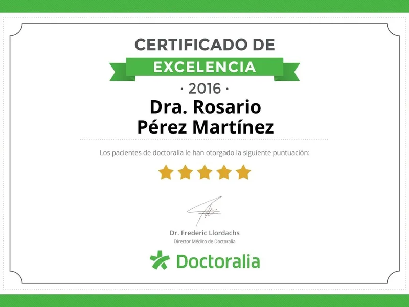 Dra. Rosario Pérez - Dermatóloga