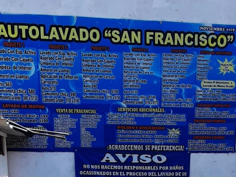 Autolavado San Francisco