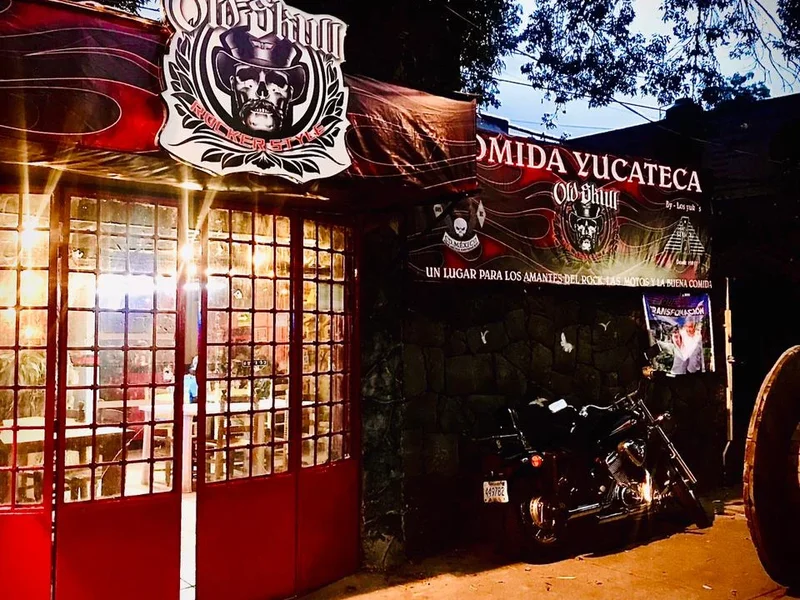 Old Skull Rocker Style