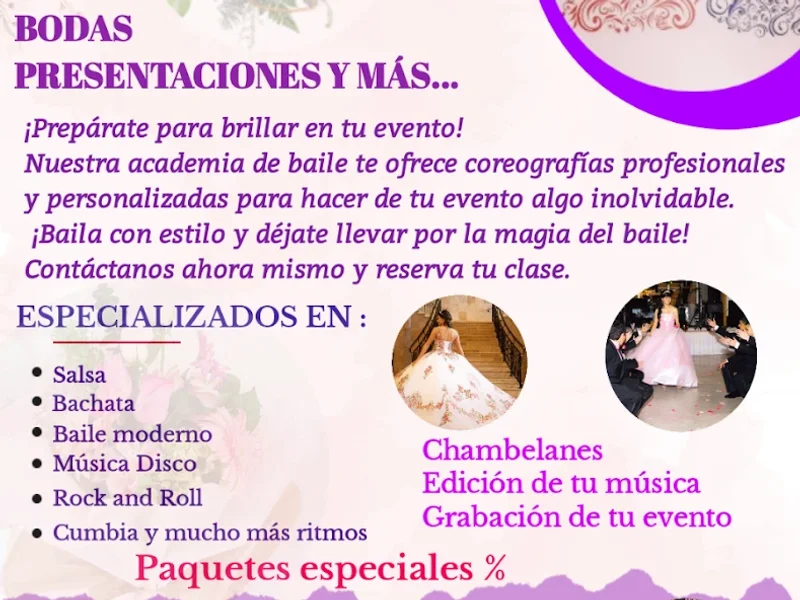 Eryrosstudio Dance (Clases de Baile, SALSA, CUMBIA, BACHATA, COREOGRAFIAS XV AÑOS, BODAS, Presentaciones y más.)