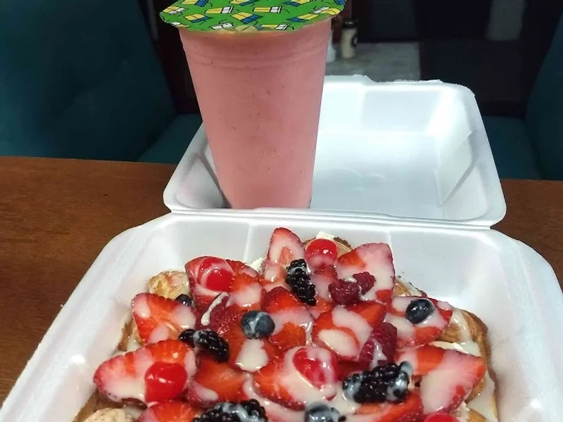 Boba drink cafeteria