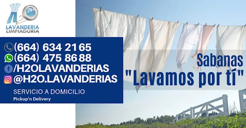 Lavandería H2O "Lavamos por tí"