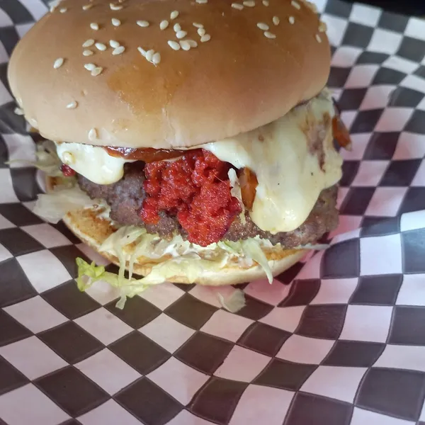 California style Fresh Fussion burger