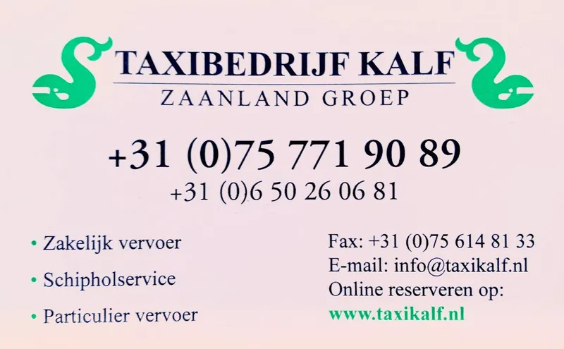 Taxi Kalf Zaandam