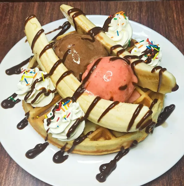 Morango - Helados, Waffles y Crepes