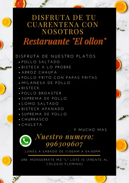 El Ollón restaurant- trujillo