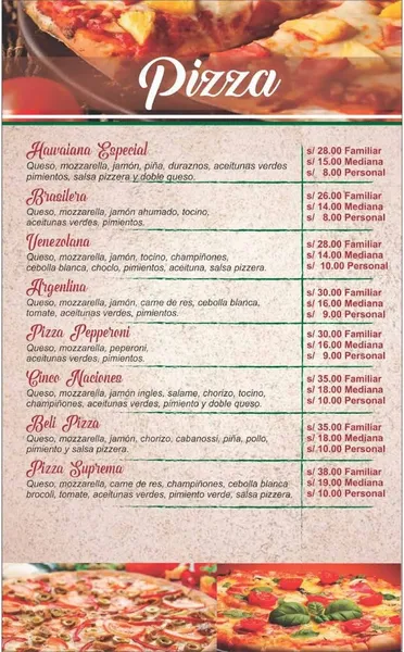 Beli Pizza San Gregorio