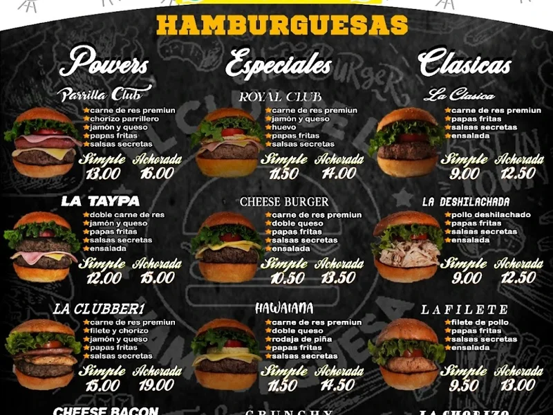 El club de la Hamburguesa
