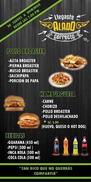 ALADO CORRECTO