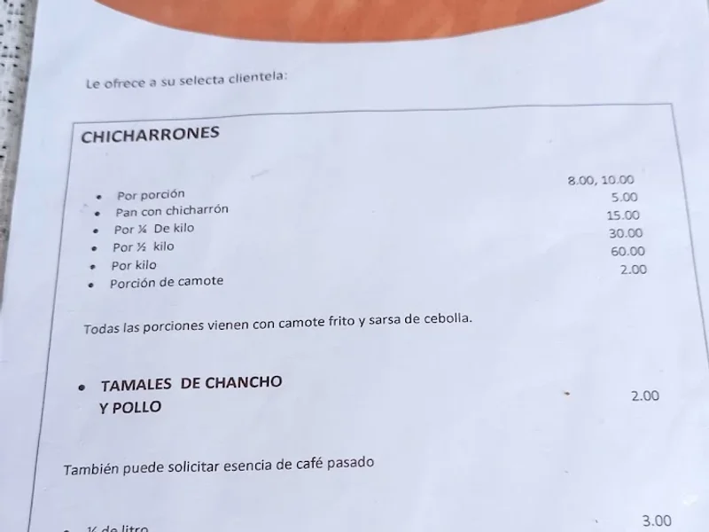 Chicharrones blanquita