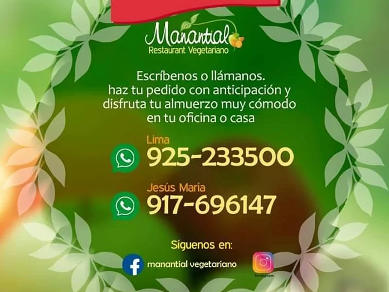 Manantial Vegetariano