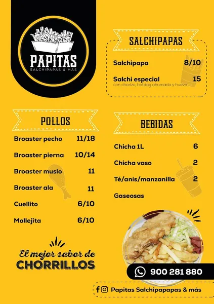 Papitas Salchipapas&más